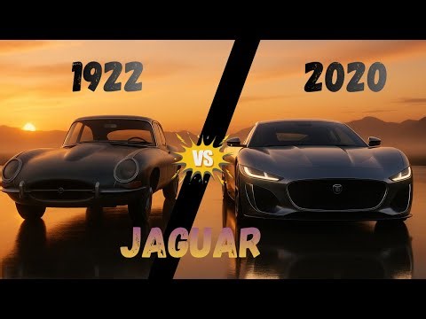 🚗 Swallow Sidecar 1922 vs Jaguar Vision GT SV 2025 — The Evolution of Jaguar ⚡️