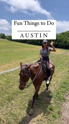 FUN THINGS TO DO IN AUSTIN-Part VIII There’s no better way to explore Texas than on horseback. So your adventure awaits at Southern Trails. Ride around an estate famous for open green pastures, beautiful tall oak trees, and a relaxing, serene environment full of ponds, creeks, and wildlife. The guides will ensure you have a great time regardless of age or experience. A fun fact about the horse I rode on was in the show Yellowstone. ✨60 min Ranch ride: $95 ✨60 minute Little Dude ride: $95-20 min 
