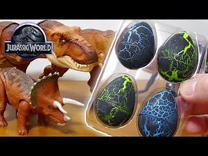 卵を水に入れて恐竜誕生! ジュラシック・ワールド「ハッチング・エッグス」の水浸漬による形状変化と素材特性をレビュー