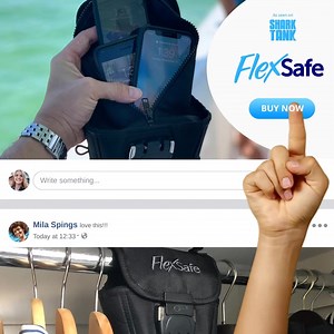 7.7K views · 11 reactions | The FlexSafe is made with cut-resistant and RFID blocking materials to help keep your "stuff" secure. The integrally locking flap allows it to lock on almost any fixed object. It is also flexible and easily packable to fit in even the smallest carry-on #luggage. Everyone knows that feeling... you are at the pool and want to go for a swim but "what do you do with your valuables?" | AquaVault | Facebook