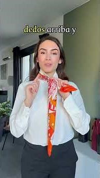 ¿Cómo atar un pañuelo de seda de forma elegante? #elegancia