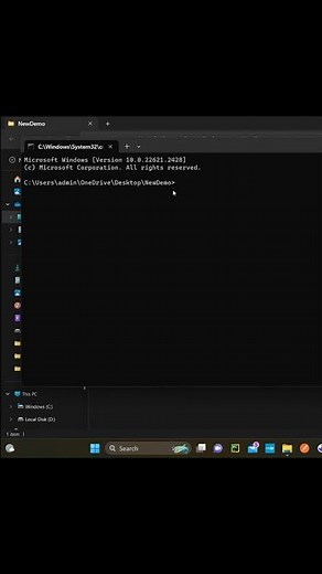 Opening a Folder in VSCode Using CMD