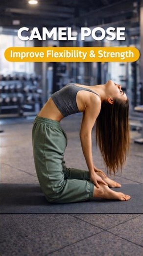 Camel Pose for Better Posture, Flexibility & Stress Relief | Gym Yoga