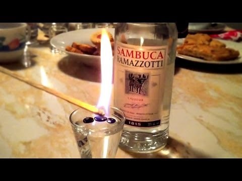 Flaming Sambuca Shot