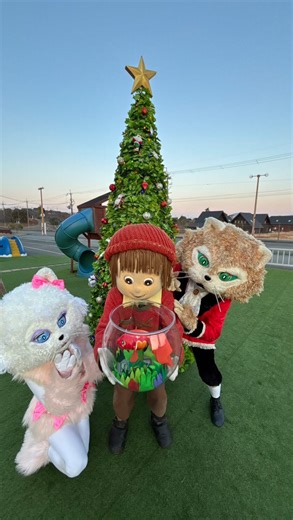 #cat_fish_dance challenge サリー ディラン ボブ と一緒に踊ってみてね🤍 サビをいっしょにおどってみよー！ #カッパ座 #cat_fish #ねこときんぎょ #劇場ぷらっと | 劇団カッパ座