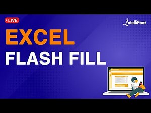 Excel Flash Fill Tutorial | Flash Fill In Excel | Excel Flash Fill Example | Intellipaat