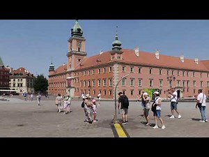 LIVE: Scorching 35°C Heatwave Hits Warsaw | Castle Square Reels Under Sun | Poland
