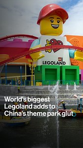 The world’s biggest Legoland has opened its doors in Shanghai. But will China’s spending slump weigh on ticket sales and add to the financial woes of the country's struggling theme parks? bloom.bg/3Tx3HhX | Bloomberg