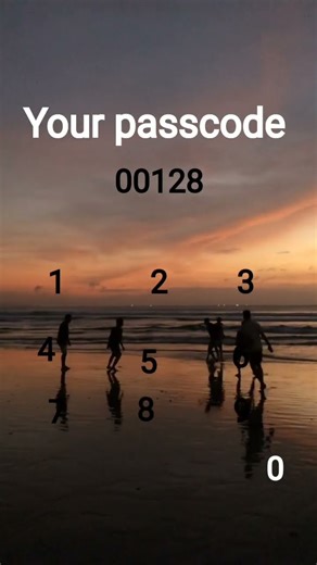 tap your password in mobile screen😁