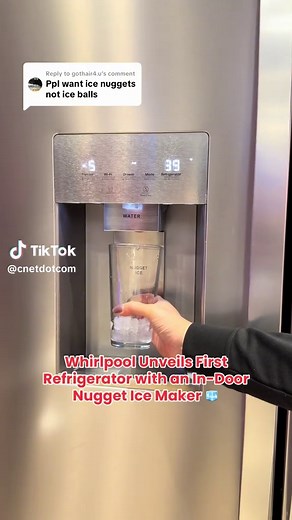 Whirlpool's Innovative Refrigerator with Nugget Ice Maker