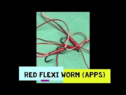 Tying Flexi Blood Worm fly