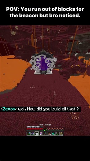 You helped your friend in minecraft #minecraft #shorts