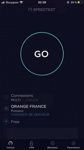 Test fibre optique Free