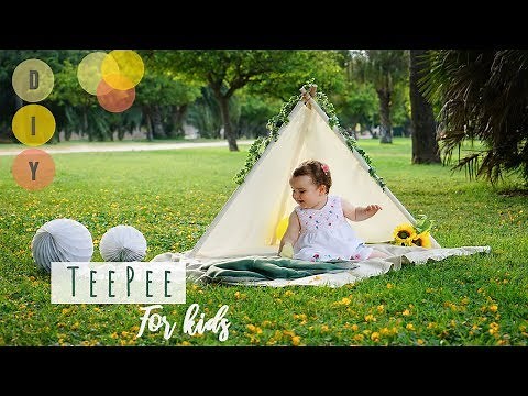 Kids Teepee Tent | DIY | Photography Prop