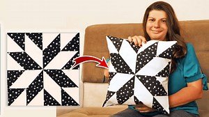 Easy Hunter's Star Quilt Pillowcase Tutorial