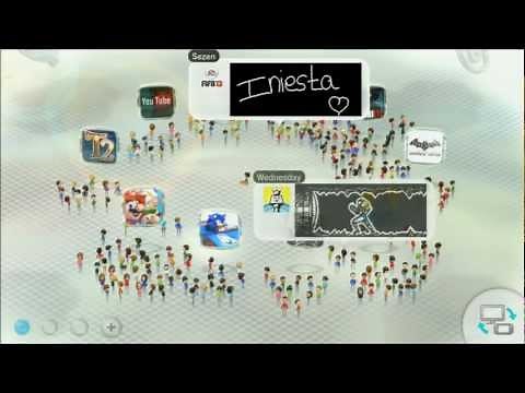 Nintendo WII U Menu / Home screen - Quick Look / Tour