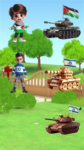 MASUK TANK TERKUAT LAH🇵🇸🇵🇸 PART 3 #cartoon #animasi #kartuntempel #fypシ #palestine #viral