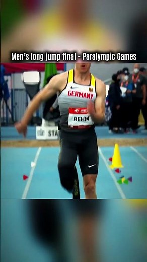 This athlete didn't know he made history #paralympics #longjump #athletics
