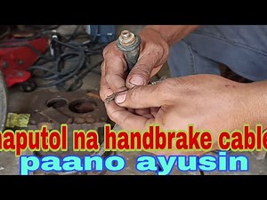 handbrake cable repair