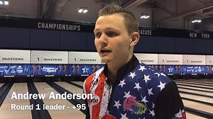 15K views · 308 reactions | Team USA's Andrew Anderson is the opening-round leader at the 2018 USBC Masters after rolling 1,095 for his five-game block. Watch the video for a few thoughts from Andrew on his performance, and watch B Squad hit the lanes LIVE on Xtra Frame NOW! For results and more, visit BOWL.com/Masters. #MasterTheCompetition #AFutureForTheSport | The Sport of Bowling – USBC | Facebook