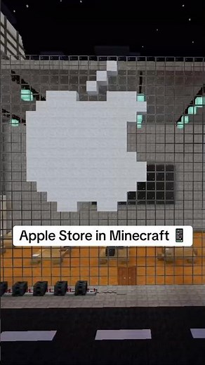Minecraft Apple Store Build – Modern Architecture & Interior Design