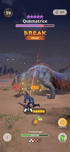 Monster Hunter Now Insect Glaive vs 10* Quematrice 36sec kill #monsterhunter #insectglaive #mhnow