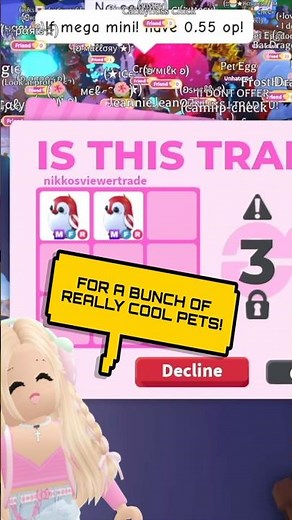 ⭐️😍They Traded 2 Mega Peppermint Penguins for That?! WFL!?⭐️ #adoptmeroblox #robloxadoptme #adoptme