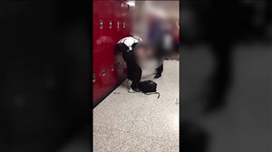 Disturbing video shows student stabbing classmate in head with pen during brawl