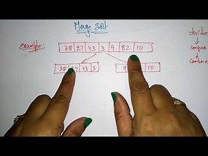 Mind Luster - Learn Merge sort example | Design Algorithms | Lec 16 | Bhanu Priya