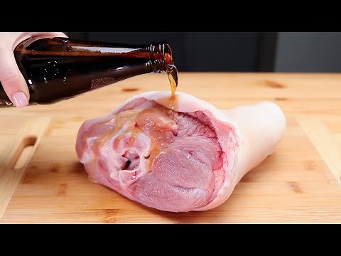 Everyone asked me about this recipe. Pork knuckle in Bavarian or Czech!