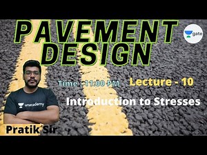 Design of Tie Bar | L - 12 | Transport Engineering | GATE 2022 | Pratik Sir