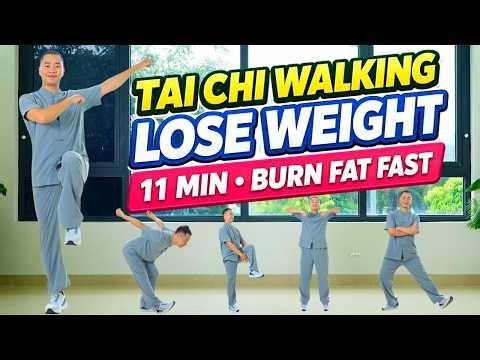 11-Min Tai Chi Walking Workout 🔥 Lose Weight, Burn Fat & Feel Younger