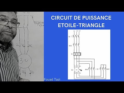 Video N°94 COUPLAGE ETOILE TRIANGLE CIRCUIT DE PUISSANCE