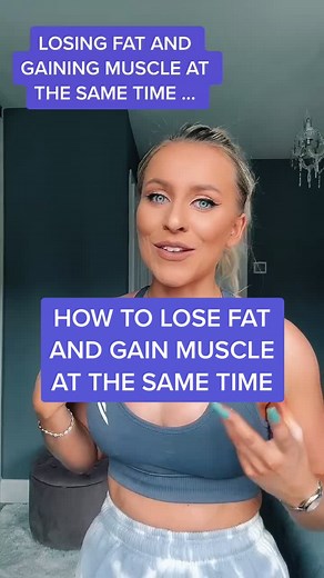 Losing fat and gaining muscle at the same time #fatloss #weightloss #weightlossjourney #fyp #foryoupage #caloriecounting