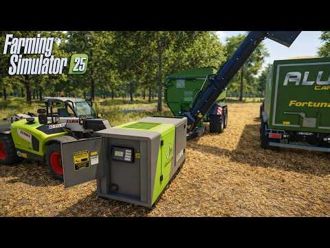 Full REALISTIC AUTONOMOUS Power Unit (Static Farm Work) | Farming Simulator 25