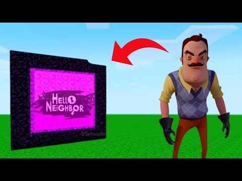 How to Make a Portal to the HELLO NEIGHBOR Dimension in Minecraft PE