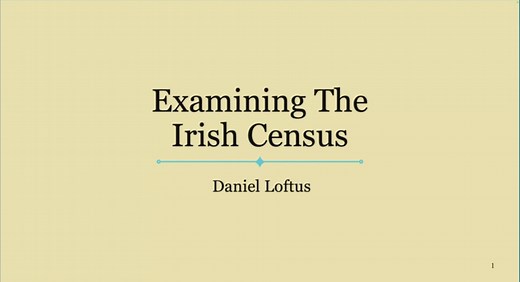 Examining the Irish Census