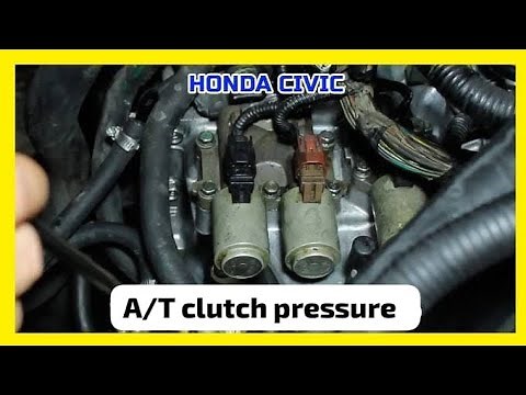 P0776 A/T Clutch pressure Control solenoid valve B stuck off honda Civic 2008
