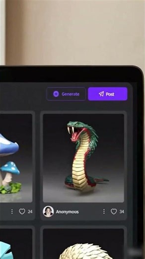 Create 100 3D models！What is the 3D model today?