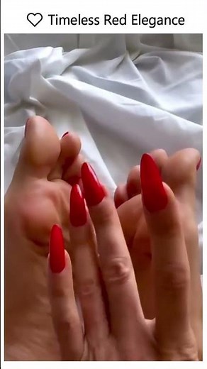 Red Nails on Toes: Elegant and Glamorous? #beautyedit #chictoes #nailstyle