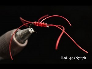 How to tie a Red Apps Bloodworm from Fishtec