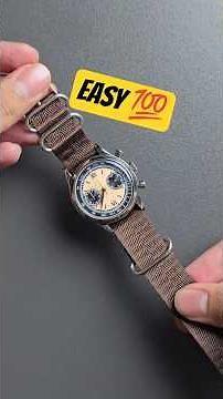 How to Use a NATO Watch Strap (ft. Addiesdive) #shorts