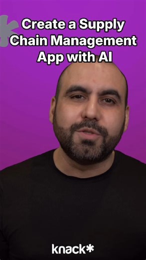 Do you ever face delays, stock issues, or a lack of visibility across various suppliers? Now you can use AI to create supply chain software that helps you keep everything organized and on track. With Knack, you can create your own custom supply chain management app without writing any code or needing custom development resources. Start for free with a text prompt or a pre-built template. 👉 Learn about Knack’s AI supply chain management solutions: https://www.knack.com/solutions/supply-chain/ 👉