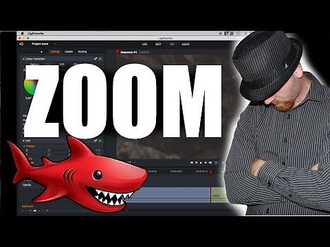 Lightworks V14 Zoom Effect - Zoom Into a Clip With LightWorks Video Editor Tutorial