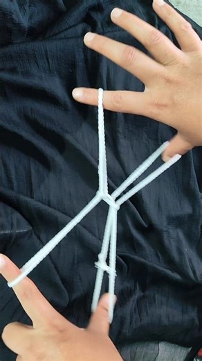 String Tricks | How to make Butterfly #stringbutterfly #trending #stringart #shorts