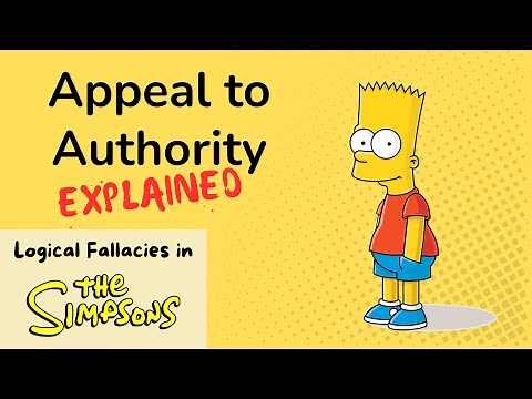 Appeal to Authority Explained with "The Simpsons" | Logical Fallacies in TV Shows
