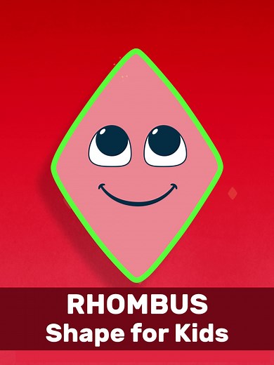 🔶 Learn Rhombus Shape for Kids: Fun Learning with Lucas & Friends! 🔷✨ Calling all young explorers! Discover the shape that's a game-changer for kids' learning – the rhombus! From adorable fish 🐠 to sparkling diamonds 💎, kites 🪁, toys 🧸, pendants, and buttons, every object becomes a learning gem! 🎉 Let's make learning fun together! With its beautiful sound and various objects, learning becomes a joyous adventure! Can you spot all the rhombus shapes in our fun TikTok video? Watch now and jo
