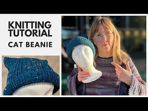 How To Make a Cute Cat Beanie With a Sentro Knitting Machine