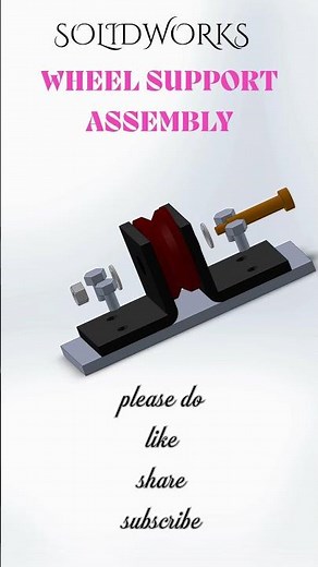 🔧 Pulley Mechanism Assembly | SolidWorks Animation