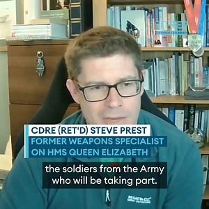 4.2K views · 35 reactions | British military power is going on tour around this increasingly uncertain world  The latest Sitrep Podcast is joined by a veteran of HMS Queen Elizabeth to talk through the military power that makes up this carrier strike group, where it will be going and why樂 Listen in full at 18:30 UKT on BFBS Radio | Forces News | Facebook